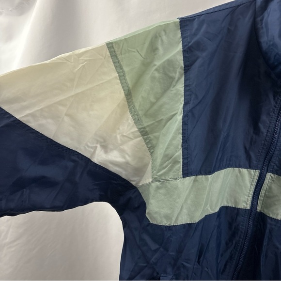 New York Yankees Blue White Starter Jacket Windbreaker Large YOUTH Boys Vintage - Picture 4 of 11